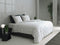 Zohome Delon Dekbedovertrek - Eenpersoons - Katoensatijn - 140x200-220cm - Off-White