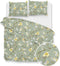 Zohome Denise Dekbedovertrek - 100% Katoen-Satijn - 260x220 - Groen