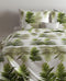 ZoHome Donny Dekbedovertrek - Litsjumeaux XL - 260x200/220 cm - Green