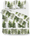 ZoHome Donny Dekbedovertrek - Litsjumeaux XL - 260x200/220 cm - Green