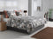 Zohome Ella Dekbedovertrek - Eenpersoons - Flanel - 140x200-220cm - Grijs