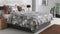 Zohome Ella Dekbedovertrek - Eenpersoons - Flanel - 140x200-220cm - Grijs