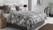 Zohome Ella Dekbedovertrek - Eenpersoons - Flanel - 140x200-220cm - Grijs