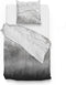 Zohome Entia Dekbedovertrek - Eenpersoons - Flanel - 140x200-220cm - Grijs