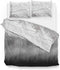 Zohome Entia Dekbedovertrek - Lits-jumeaux - Flanel - 240x200-220cm - Grijs
