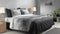 Zohome Entia Dekbedovertrek - Lits-jumeaux - Flanel - 240x200-220cm - Grijs