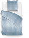 Zohome Eres Dekbedovertrek - - Flanel - cm - Blauw