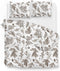 Zohome Esme Dekbedovertrek - Eenpersoons - Flanel - 140x200-220cm - Wit