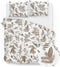 Zohome Esme Dekbedovertrek - Lits-jumeaux - Flanel - 240x200-220cm - Wit
