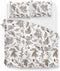 Zohome Esme Dekbedovertrek - Lits-jumeaux - Flanel - 260x200-220cm - Wit
