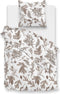 Zohome Esme Dekbedovertrek - Lits-jumeaux - Flanel - 260x200-220cm - Wit