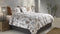 Zohome Esme Dekbedovertrek - Lits-jumeaux - Flanel - 260x200-220cm - Wit