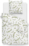 Zohome Eucalia Dekbedovertrek - 100% Katoen-Satijn - 140x220 - Wit