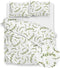 Zohome Eucalia Dekbedovertrek - 100% Katoen-Satijn - 200x220-NL-BE - Wit