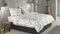 Zohome Eucalia Dekbedovertrek - 100% Katoen-Satijn - 200x220-NL-BE - Wit