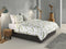 Zohome Eucalia Dekbedovertrek - 100% Katoen-Satijn - 200x220-NL-BE - Wit