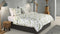 Zohome Eucalia Dekbedovertrek - 100% Katoen-Satijn - 200x220-NL-BE - Wit