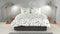 Zohome Eucalia Dekbedovertrek - 100% Katoen-Satijn - 240x220 - Wit