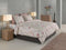 Zohome Gerbera Dekbedovertrek - 100% Katoen - 140x220 - Beige