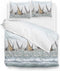 ZoHome Gunnar Dekbedovertrek - Litsjumeaux - 240x200/220 cm - Blue