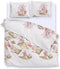 Zohome Guscio Dekbedovertrek - 100% Katoen-Satijn - 140x220 - Beige