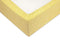 Zohome Hoeslaken Lino - Onderlaken 1 persoons - 90x200 - 100% Katoen - Geel