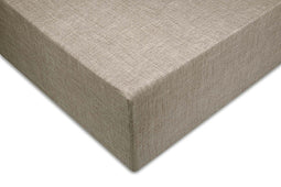 Zohome Hoeslaken Lino - Onderlaken 1 persoons - 90x210-220 - 100% Katoen - Taupe
