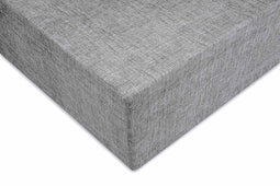 Zohome Hoeslaken Lino - Onderlaken 1 persoons - 90x210-220 - 100% Katoen - Antraciet