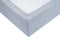 Zohome Hoeslaken Lino - Onderlaken 1 persoons - 90x210-220 - 100% Katoen - Blauw