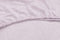 Zohome Hoeslaken Lino - Onderlaken 1 persoons - 90x210-220 - 100% Katoen - Paars