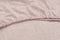 Zohome Hoeslaken Lino - Onderlaken 1 persoons - 90x210-220 - 100% Katoen - Roze