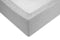 Zohome Hoeslaken Lino - Onderlaken 1 persoons - 90x210-220 - 100% Katoen - Grijs