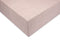 Zohome Hoeslaken Lino - Onderlaken voor tweepersoonsbed - 140x200 - 100% Katoen - Roze