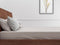 Zohome Hoeslaken Lino - Onderlaken voor tweepersoonsbed - 180x200 - 100% Katoen - Beige