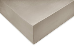 Zohome Hoeslaken Satinado - Onderlaken 1 persoons - 90x200 - 100% Katoen-Satijn - Beige