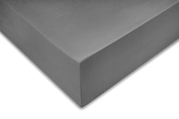 Zohome Hoeslaken Satinado - Onderlaken 1 persoons - 90x200 - 100% Katoen-Satijn - Antraciet