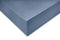Zohome Hoeslaken Satinado - Onderlaken 1 persoons - 90x200 - 100% Katoen-Satijn - Blauw