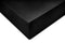 Zohome Hoeslaken Satinado - Onderlaken 1 persoons - 90x210-220 - 100% Katoen-Satijn - Zwart