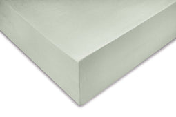 Zohome Hoeslaken Satinado - Onderlaken 1 persoons - 90x210-220 - 100% Katoen-Satijn - Groen