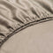 Zohome Hoeslaken Satinado - Onderlaken 1 persoons - 90x210-220 - 100% Katoen-Satijn - Beige