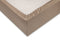 Zohome Hoeslaken Satinado - Onderlaken 1 persoons - 90x210-220 - 100% Katoen-Satijn - Bruin