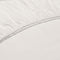 Zohome Hoeslaken Satinado - Onderlaken voor tweepersoonsbed - 180x210-220 - 100% Katoen-Satijn - Off-White