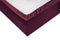 Zohome Hoeslaken Satinado - Onderlaken voor tweepersoonsbed - 180x210-220 - 100% Katoen-Satijn - Paars