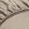 Zohome Hoeslaken Satinado-topper - Onderlaken 1 persoons - 90x200 - 100% Katoen-Satijn - Beige