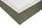 Zohome Hoeslaken Satinado-topper - Onderlaken voor tweepersoonsbed - 180x200 - 100% Katoen-Satijn - Wit