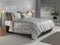 Zohome Ihime Dekbedovertrek - Lits-jumeaux - Flanel - 260x200-220cm - Natural