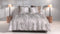 Zohome Ihime Dekbedovertrek - Lits-jumeaux - Flanel - 260x200-220cm - Natural