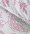 Zohome Indiano Dekbedovertrek - 100% Katoen-Perkal - 140x220 - Roze