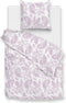 Zohome Indiano Dekbedovertrek - 100% Katoen-Perkal - 200x220-NL-BE - Roze