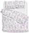 Zohome Indiano Dekbedovertrek - 100% Katoen-Perkal - 240x220 - Roze
